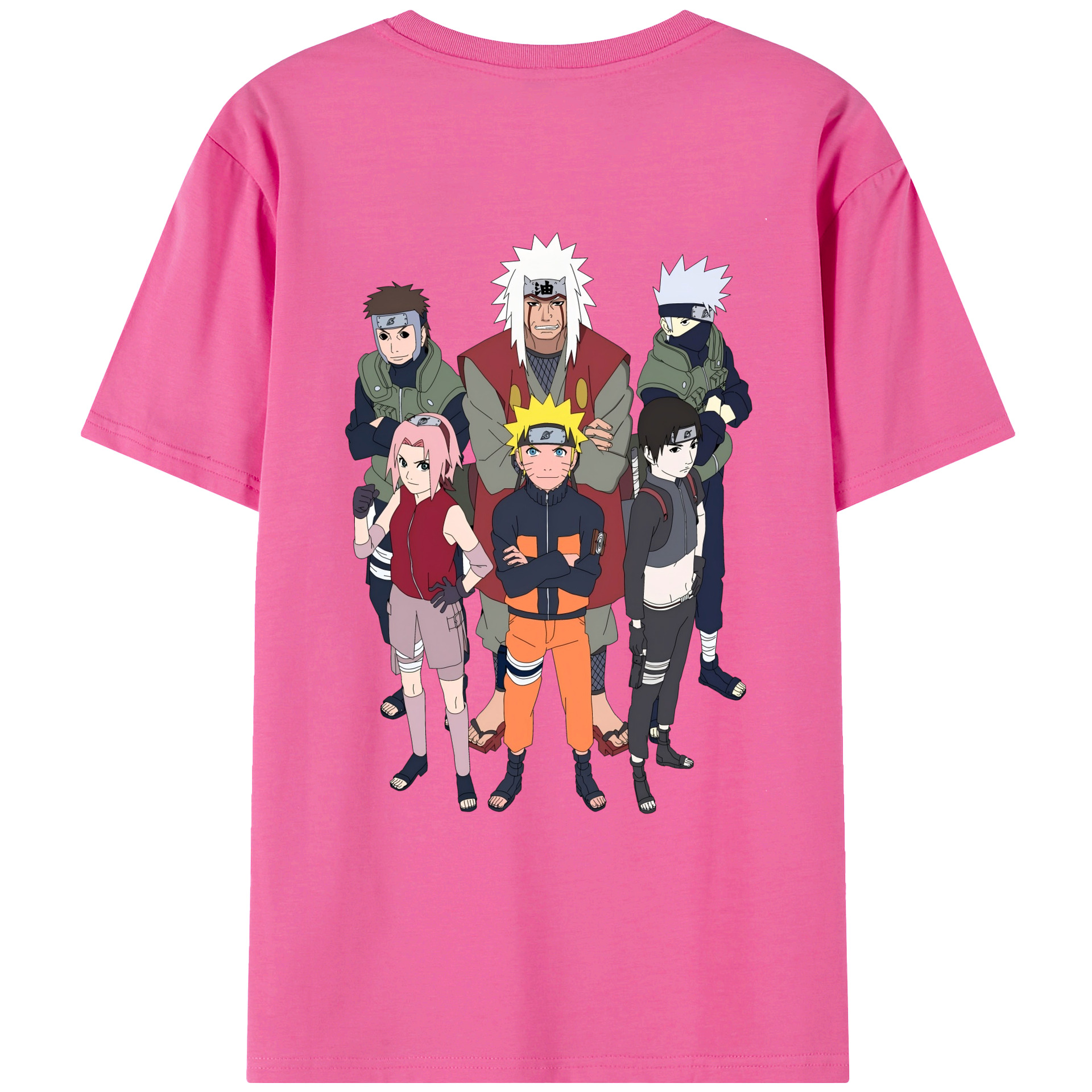 （画像用） NARUTO -ナルト- うずまき ナルト Uzumaki Naruto レディース半袖Tシャツ(バックプリント)